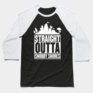 Straight Outta Snobby Shores - Battle Royale Baseball T-Shirt